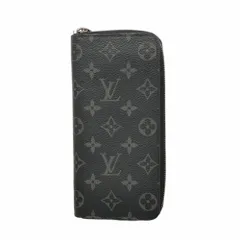 ルイ・ヴィトン(Louis Vuitton) ルイ・ヴィトン 長財布 モノグラム・エクリプス ジッピーウォレットヴェルティカル M62295 ブラックメンズ