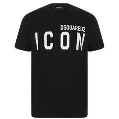 ディースクエアード メンズ トップス Tシャツ DSQUARED2 Icon T Shirt BlackWhite ホワイト
