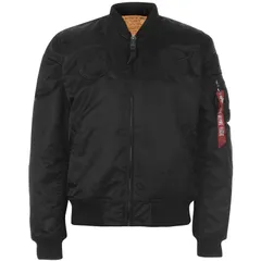 アルファインダストリーズ メンズ アウター ジャケット・ブルゾン ジャケット Alpha Industries Bomber Jacket All Black 404 ブラック