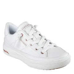スケッチャーズ レディース シューズ スニーカー Skechers Arch Fit Arcade On My Way LowTop Trainers Womens WhiteRose Gold ホワイト