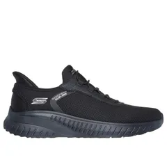 スケッチャーズ メンズ シューズ スニーカー Skechers SlipIns Bobs Sport Squad Chaos Black ブラック