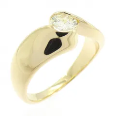 K18YG ダイヤモンド リング 0.35CT