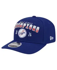 ニューエラ メンズ アクセサリー 帽子 New Era Mens Royal Los Angeles Dodgers 2024 World Series Champions 9SEVENTY Adjustable Hat Royal