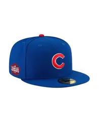 ニューエラ メンズ アクセサリー 帽子 New Era Mens Royal Chicago Cubs 2025 MLB World Tour Tokyo Series Side Patch 59Fifty Fitted Hat Royal
