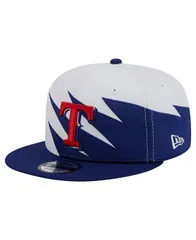 ニューエラ メンズ アクセサリー 帽子 New Era Mens RoyalWhite Texas Rangers Jagged 9FIFTY Snapback Hat Royal White ホワイト
