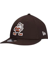 ニューエラ メンズ アクセサリー 帽子 New Era Mens Brown Cleveland Browns Main Low Profile 9FIFTY Snapback Hat Brown ブラウン