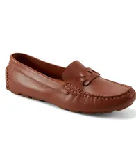 ロックポート レディース シューズ パンプス ローファー Rockport Womens Blara Almond Toe Casual Flat Loafers Cognac Leather