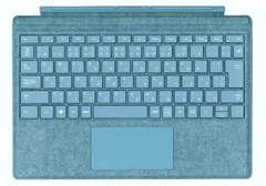 Surface Pro キーボード セット 1725 マグネット タイプカバー 日本語配列 日本語様式 公式箱無し (アイスブルー 水色)