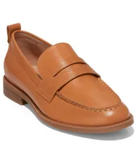 コールハーン レディース シューズ スリッポン・ローファー Cole Haan Womenstassi Penny Loafers Pecan Leather