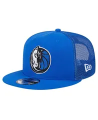 ニューエラ メンズ アクセサリー 帽子 メッシュ New Era Mens Blue Dallas Mavericks Evergreen Meshback 9FIFTY Snapback Hat Blue ブルー