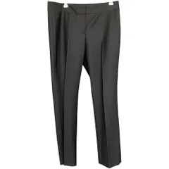    theory luxe セオリーリュクス パンツ ボトムス テーパード ストレート ワイド スラックス センタープレス 美脚 ブラック 黒 レディース40【Z1783】