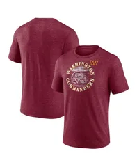 ファナティクス メンズ トップス Tシャツ Fanatics Mens Heathered Burgundy Washington Commandersporting Chance Tshirt Burgundy バーガンディ