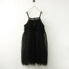 新品未使用 ナチュラルバイクリップ natural by clip スタジオクリップ チュールキャミソールワンピース F‖ブラック【2400014823479】