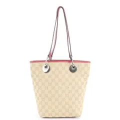 極美品 グッチ GGキャンバス エクリプス 120840 レザー トート バッグ 肩掛け ショルダー ハンド レディース EEM DM28-2【中古】