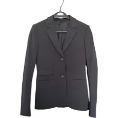   theory セオリー テーラードジャケット アウター 羽織り きれいめ オフィス 黒 ブラック  レディース2サイズ【Z1783】