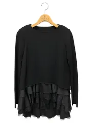 フォクシーブティック Knit Top Mille-Feuille ニット＆チュニック 37162 アンサンブル 38 ブラック レース IT8DP0VSZBDQ