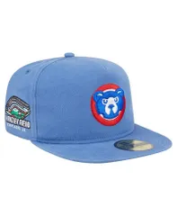ニューエラ メンズ アクセサリー 帽子 New Era Mens Light Blue Chicago Cubs Championship Side Flag AFrame 59Fifty Fitted Hat Light Blue ブルー