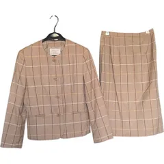   BURBERRYS バーバリー  セットアップ スカートスーツ スーツ 上下セット テーラードジャケット タイトスカート きれいめ フォーマル 通勤  キャメル レディース9【Z1784】