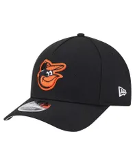 ニューエラ メンズ アクセサリー 帽子 New Era Mens Black Baltimore Orioles 9FORTY MCrown Adjustable Hat Black ブラック