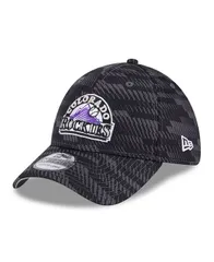ニューエラ メンズ アクセサリー 帽子 New Era Mens Black Colorado Rockies 2025 MLB Clubhouse 39THIRTY Flex Hat Black ブラック