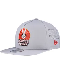 ニューエラ メンズ アクセサリー 帽子 New Era Mens Gray Looney Tunes Vented 9FIFTY Snapback Hat Gray グレー