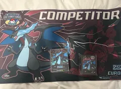 【最安値】ポケモンカードゲーム メガリザードンX EUIC 海外限定 公式 プレイマット スリーブ デッキボックスセット