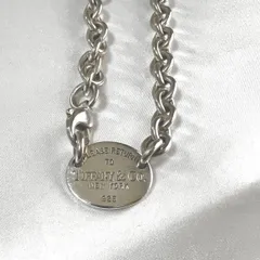 ティファニー TIFFANY&CO. 925 リターントゥ オーバル ネックレス チョーカー 51.91g