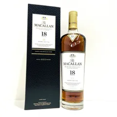 ▼The MACALLAN マッカラン 18年 シェリーオークカスク 2023リリース 700ml 43％ シングルモルト スコッチウイスキー 箱付 古酒▼L000951