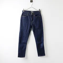 スタジオクリップ studio CLIP 定番 テーパードデニムパンツ S/ネイビー インディゴ ボトムス ガールフレンドデニム【2400014207521】