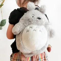 リュック となりのトトロ 大トトロ S ぬいぐるみ キッズ キャラクター （ トトロ リュックサック ぬいぐるみリュック かばん キャラ ジブリ キッズリュック ベビーリュック 子ども 男の子 女の子 かわいい ふわふわ ） 