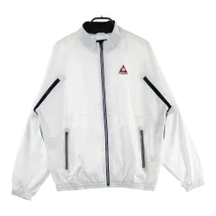 サイズ：LL LE COQ GOLF ルコックゴルフ  2WAY裏メッシュジップジャケット  ホワイト系 [240101620550] ゴルフウェア メンズ ストスト