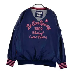 サイズ：LL LE COQ GOLF ルコックゴルフ  2WAY 裏メッシュ 長袖ブルゾン  ネイビー系 [240101623758] ゴルフウェア レディース ストスト