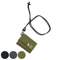 財布 DAY OUT ゼニー 2way ネックコンパクトウォレット （ お財布 小銭入れ 三つ折り お札入れ ミニウォレット レディース メンズ 旅行 ミニ財布 折りたたみ 三つ折財布 コインケース 小さめ ストラップ アウトドア ） 