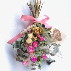 ✴️春色✨ミモザ&春の小花ドライフラワー スワッグ インテリア ギフト