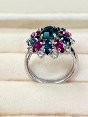 Christian Dior 多色ストーンリング - メルカリ