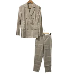 美品 theory luxe セオリーリュクス リネン ダブルジャケット パンツ
