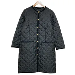 美品 23AW Traditional Weatherwear トラディショナルウェザーウェア ARKLEY LONG ロング キルティングコート 36 ブラック レディース 古着 中古 USED