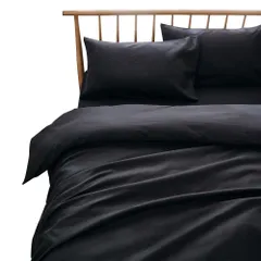 掛け布団カバー ピーチスキン加工 単品売り 掛けカバー 抗菌防臭・防ダニ 洗える オールシーズン 掛布団カバー(セミダブル・170x210cm ブラック)