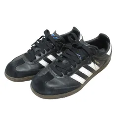 美品 adidas アディダス サンバ OG スニーカー B75807 22.5cm ブラック レディース 古着 中古 USED