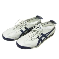美品 Onitsuka Tiger オニツカタイガー MEXICO 66 SD スニーカー F130724 23cm グレー ネイビー レディース 古着 中古 USED