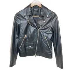 UNITED TOKYO ユナイテッドトウキョウ シープレザーダブルライダースジャケット 507152004 サイズ2 ブラック レディース 古着 中古 USED