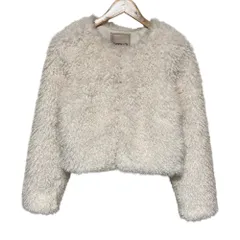 未使用 25AW Apuweiser-riche アプワイザーリッシェ ファーブルゾン 25348790 サイズ1 ベージュ レディース 古着 中古 USED