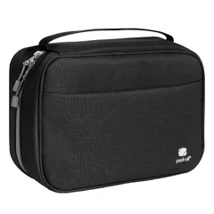 pack all ガジェットポーチ 拡大版 ケーブル収納バッグ 大容量 キャリングケース 耐衝撃 充電器 携帯電話 USB SDカード 収納ポーチ ブラック