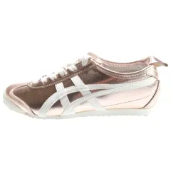 Onitsuka Tiger (オニツカタイガー) MEXICO 66 メキシコ ローカットスニーカー レディース ピンクゴールド US5/23.5cm 1183B566