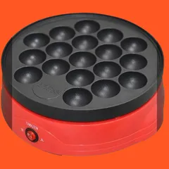 【外箱付】【説明書付】【写真参照】YAMAZEN 山善　電気たこ焼き器　18穴　SOP-650(R)のサムネイル