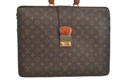 LOUIS VUITTON Monogram Serviette Fermoir Briefcase (old model) LV 5800N