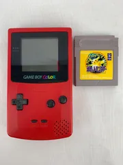 C-11.ゲームボーイカラー　本体　ポケットモンスター　ピカチュウ　ソフト　ポケモン　赤　レッド