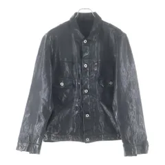 ISAMU KATAYAMA BACKLASH (イサムカタヤマバックラッシュ) 24SS イタリアンダブルショルダー 製品染 2ndタイプ レザートラッカージャケット 1254-31のサムネイル