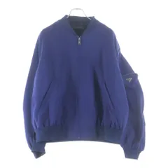 PRADA (プラダ) 21AW ボンディングボンバージャケット MA-1 ネイビー SGB928のサムネイル