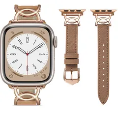 コンパチブル Apple Watch バンド 本革 レディース Apple watch Series11/10/9/ 8/7/6/5/4/3/2/1/SE レザー交換ベルト 柔らかい おしゃれ  アップルウォッチ バンド 女性専用 38mm 40mm 41mm